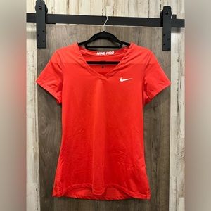 Nike Pro dri-fit orange T-shirt size L